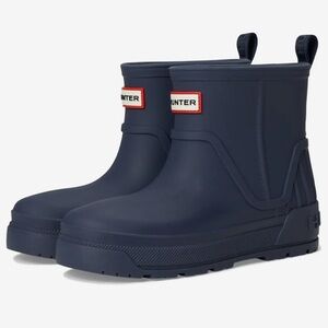 New! Hunter navy blue Grace boots kids size US 5/EUR37/UK 4